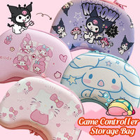Cartoon Anime Storage Bag For PS5 PS4 Xbox Switch Pro Game Controller Cover Travel Carry Gamepads Protective Case Accessories