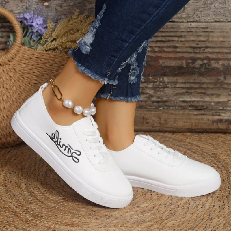 Women's simple solid color vulcanized shoes, comfortable outdoor loafers, summer running shoes, fashionable sports shoes