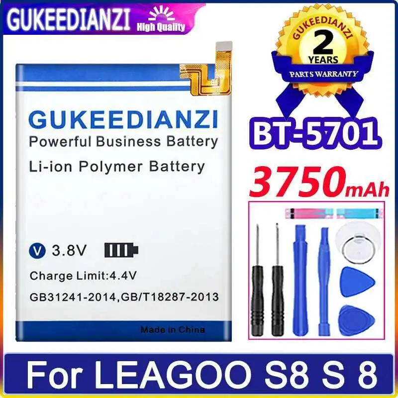 

3750Mah For Leagoo S8 S 8 High Capacity BT-5701 Mobile Phone Battery