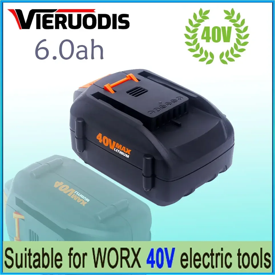 

For WORX 100% new Original brand new replaceable for WORX 40V 3.0AH/5.0AH/6.0AH lithium-ion battery tool battery WA3580