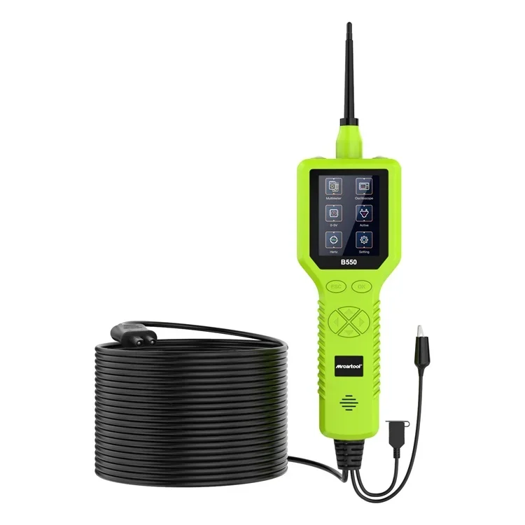 2026 سعر المصنع MRCARTOOL B550 12 فولت نظام السيارات أداة تشخيصية مسبار الطاقة سيارة جهاز فحص الدائرة الكهربائية