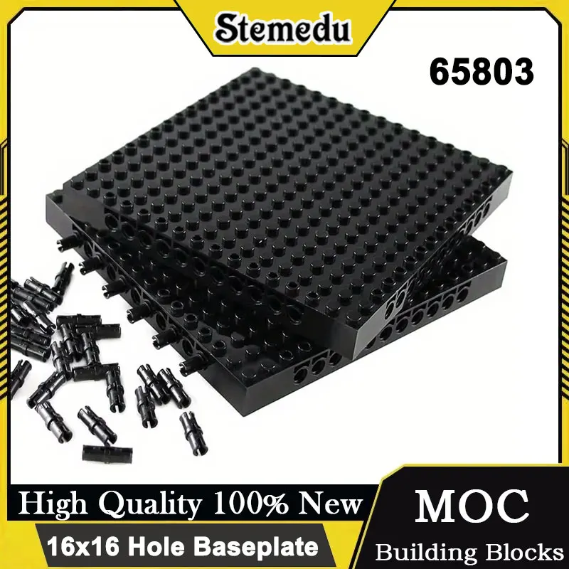 

Опорная пластина с 16x16 отверстиями 65803 для строительных блоков MOC Pixel Art DIY Высокотехнологичные кирпичи с булавками, совместимые с основными кирпичными брендами