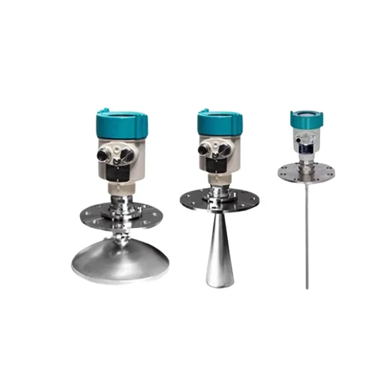 Pengukur level cairan radar frekuensi tinggi 80G yang cerdas Pengukur level air Pengukur level material Anti-korosi