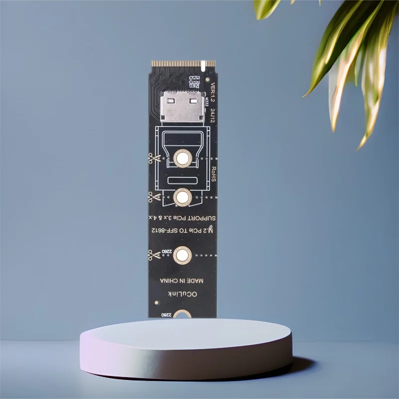 

НОВЫЙ NVME U.2 SFF-8639 SSD PCIE M.2 NGFF Riser Card Аксессуары NVMe M.2 NGFF SSD-интерфейс в адаптер-конвертер Oculink SFF-8612