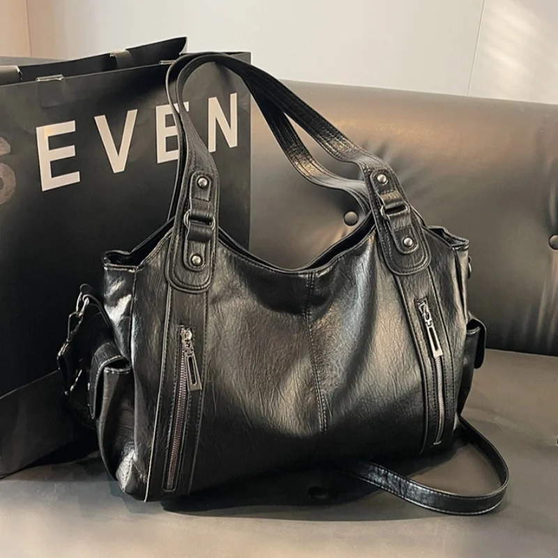 

Underarm Crossbody Bag Women Commuter-Style Tote Bag Large Capacity Versatile Handbag Soft Durable