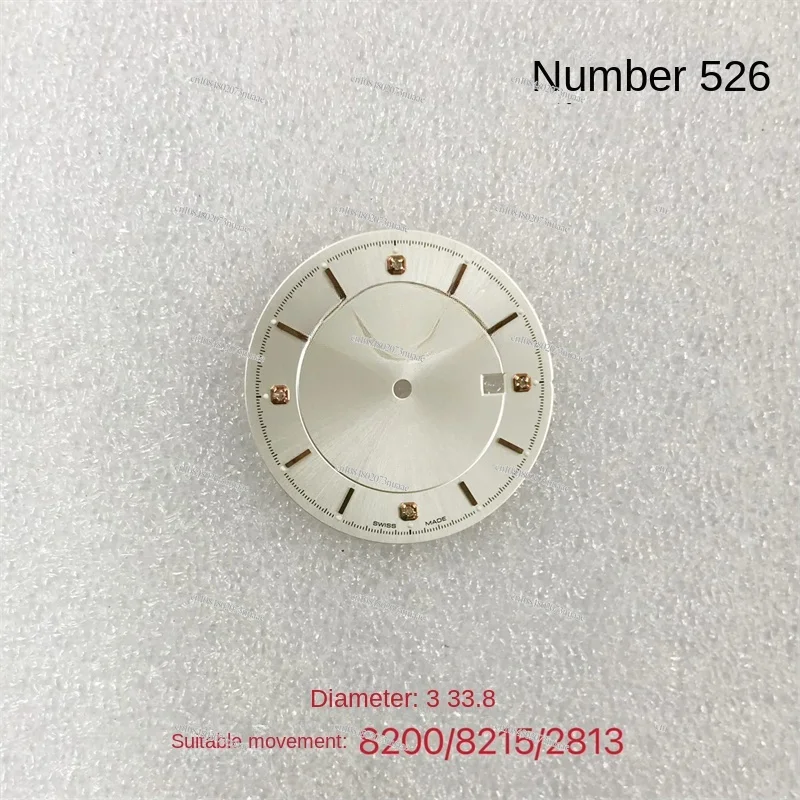 European Style Scale Dial Accessories, Suitable for Butterfly Series and Various Movements, 34mm Size, 8200, 8205/2813