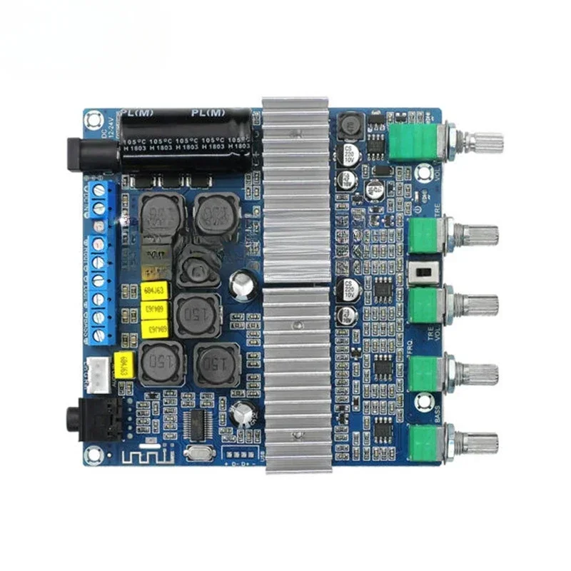 مضخم صوت 2.1 قناة 50 بلوتوث 250W100W مضخم صوت عالي الطاقة DC12V24V