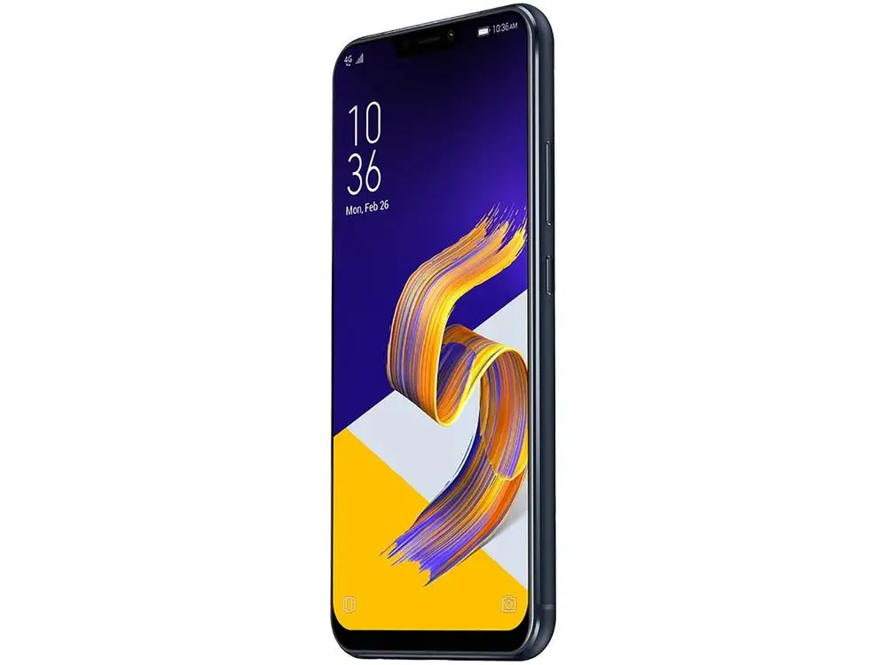هاتف Asus ZenFone 5 بسعة 128 جيجابايت باللون الأسود 4G ثماني النواة