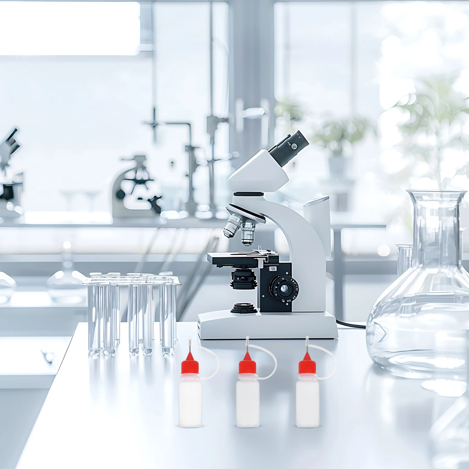 

10 pcs Needle Tips Squeeze Bottle Plastic Applicator For Glue Acrylic Painting Lubricant Dispenser Refillable Dropper Container