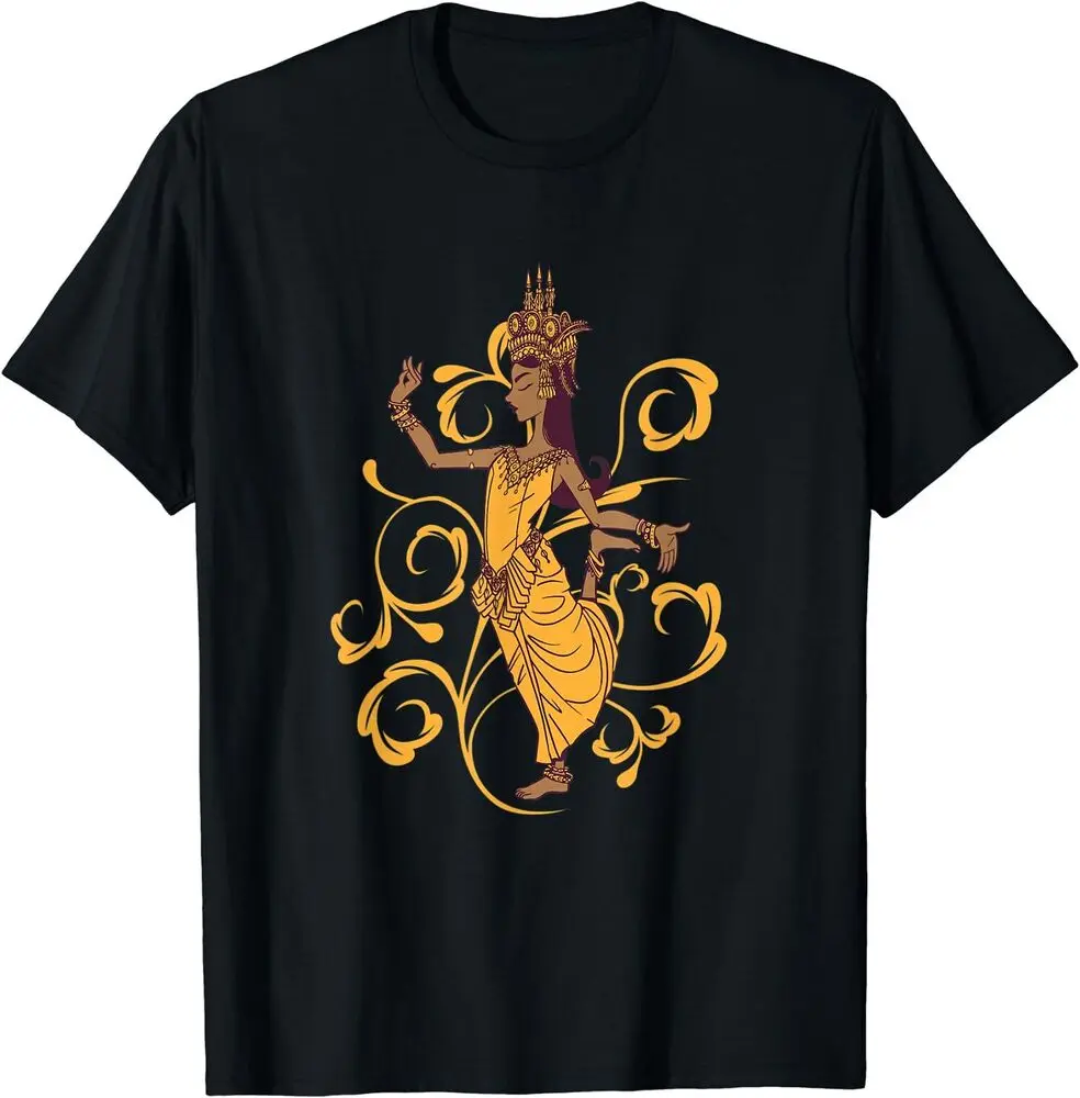 Cambodia Cambodian Khmer Traditional Dance Proud Apsara T-Shirt For Men Clothing Women Tees High Quality 100%Cotton Short Sleeve