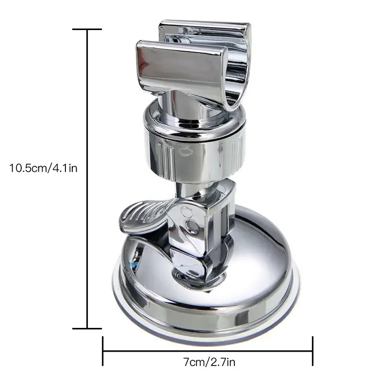 1 pçs ajustável hower rack ventosa tipo lótus dossel suporte handheld hower cabeça bocal do banheiro base fixa