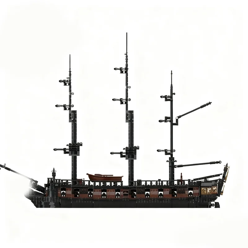 3172 elementy MOC Amfiteatryczna Statka Piracka Model Piratów Klocki Konstrukcyjne Zabawki do Składania DIY Kreatywny Pomysł na Prezent Świąteczny