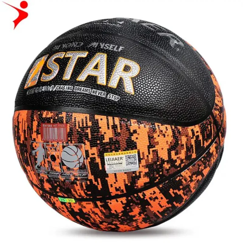 LEIJIAER 771u PU camo basketball professional Game Basketball Street Official Outdoor/indoor  No. 7 and 5 standard Basketball