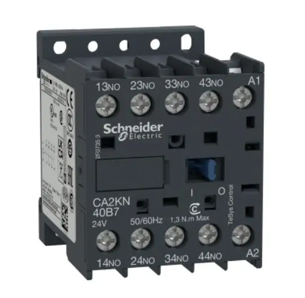 

CA2-KN40B7 CA2KN40B7 control relay, TeSys K, 4P(4NO), 690V, 24V AC standard coil