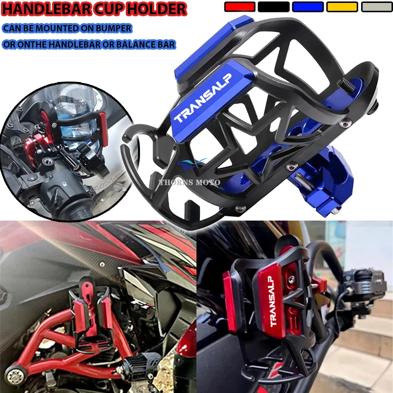 

New For Honda TRANSALP 600 XL700V 700 XL 650 VY/V1-V7 Transalp Motorcycle Accessories Beverage Water Bottle Drink Cup Holder
