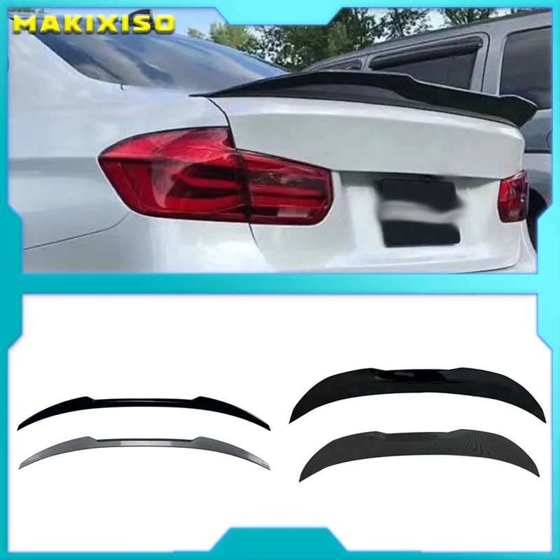 For BMW 3 F30 F31 2013-2018 Like 335i 328i 330i 340i 320d 330d Trunk Lip Rear Wing Spoiler Air Dam Deflector Tuning Trim 