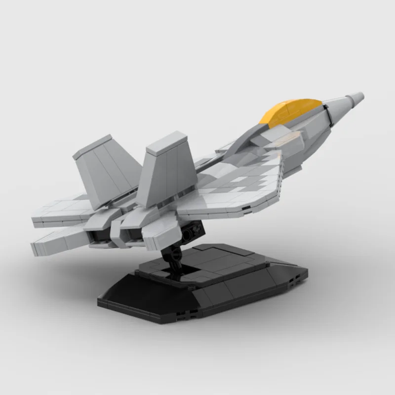 لعبة مكعبات بناء MOC نموذج سلسلة طائرة مقاتلة مصغرة هدية إبداعية للعطلات للأولاد