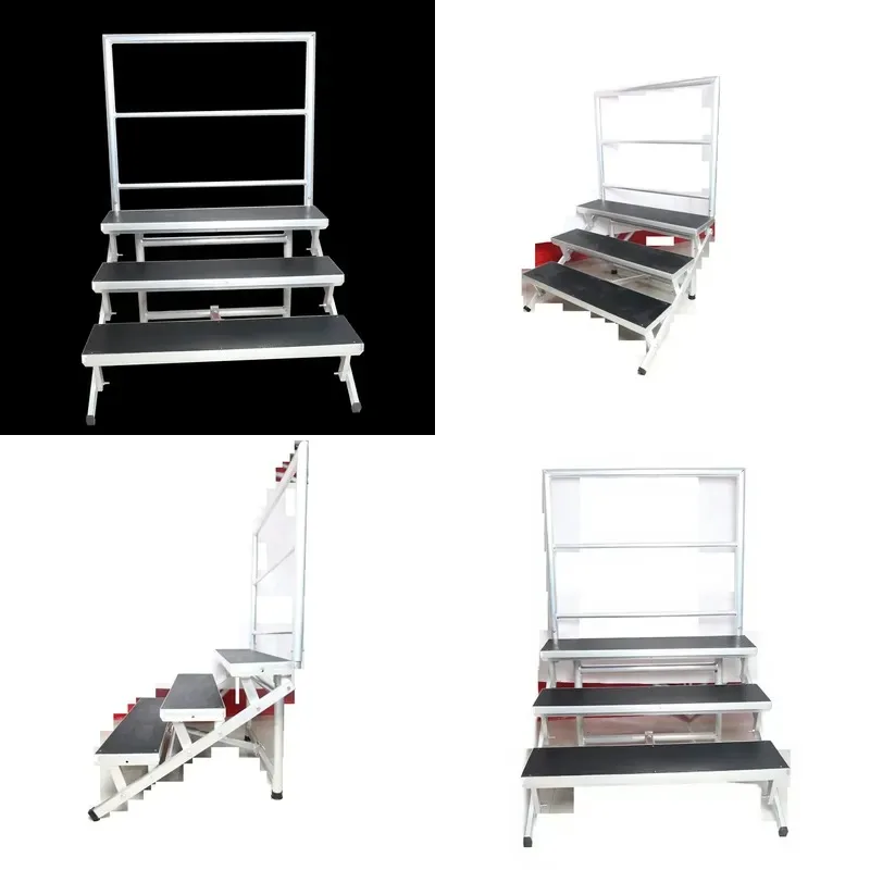 Portable Aluminum Folding Platform Stage Lift for Mobile Choirs Churches Event Trusses Display Stands Stairs