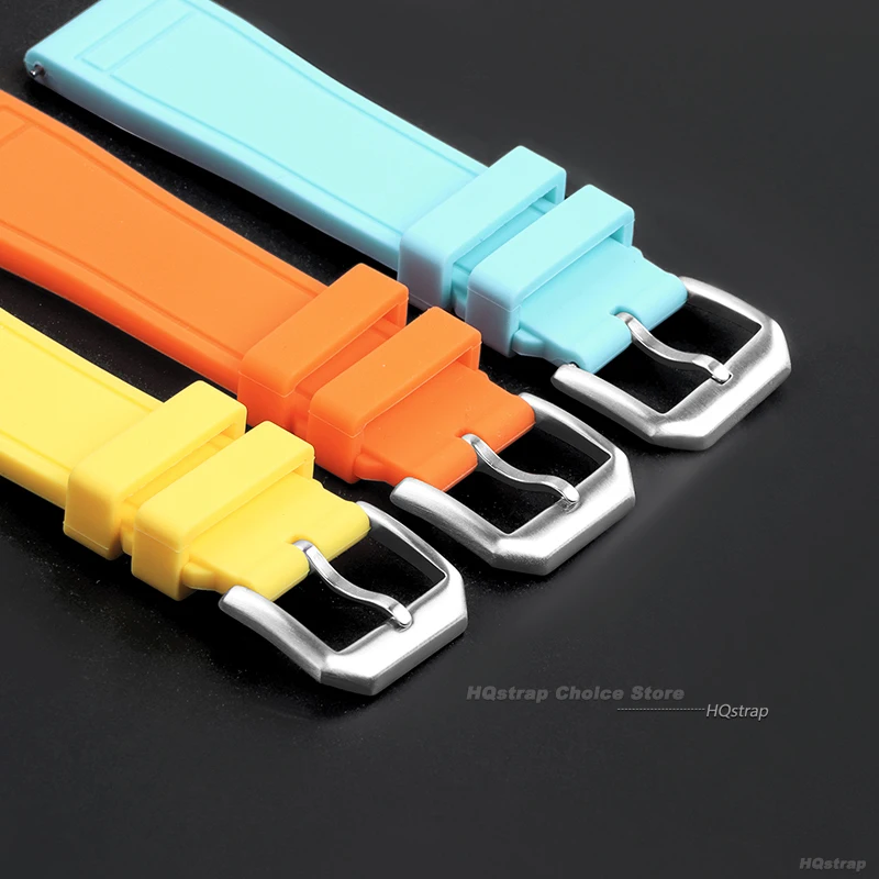 الإفراج السريع سيليكون المطاط حزام ساعة اليد ل IWC 20 مللي متر 21 مللي متر 22 مللي متر الرياضة حزام الساعات أسود أخضر برتقالي أزرق معصمه أساور