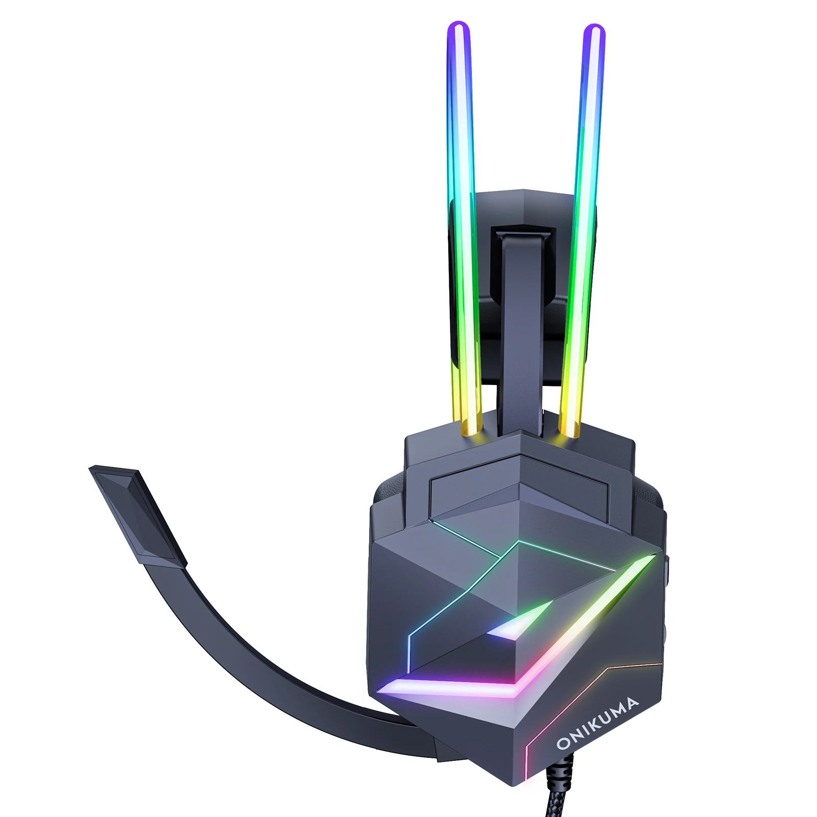 TLCRETE Cool ONIKUMA X20 Cuffie da gioco cablate con audio surround RGB 7.1/3.5 Cuffie over-ear per giochi su PC Xbox