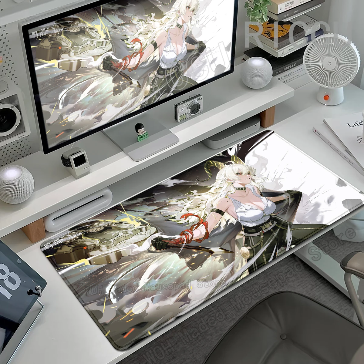 

Game Mousepad Wuthering Waves Zani Mouse Pad Office Desk Pad Computer Gaming Accessories Stitch Edge Natural Rubber Keyboard Mat