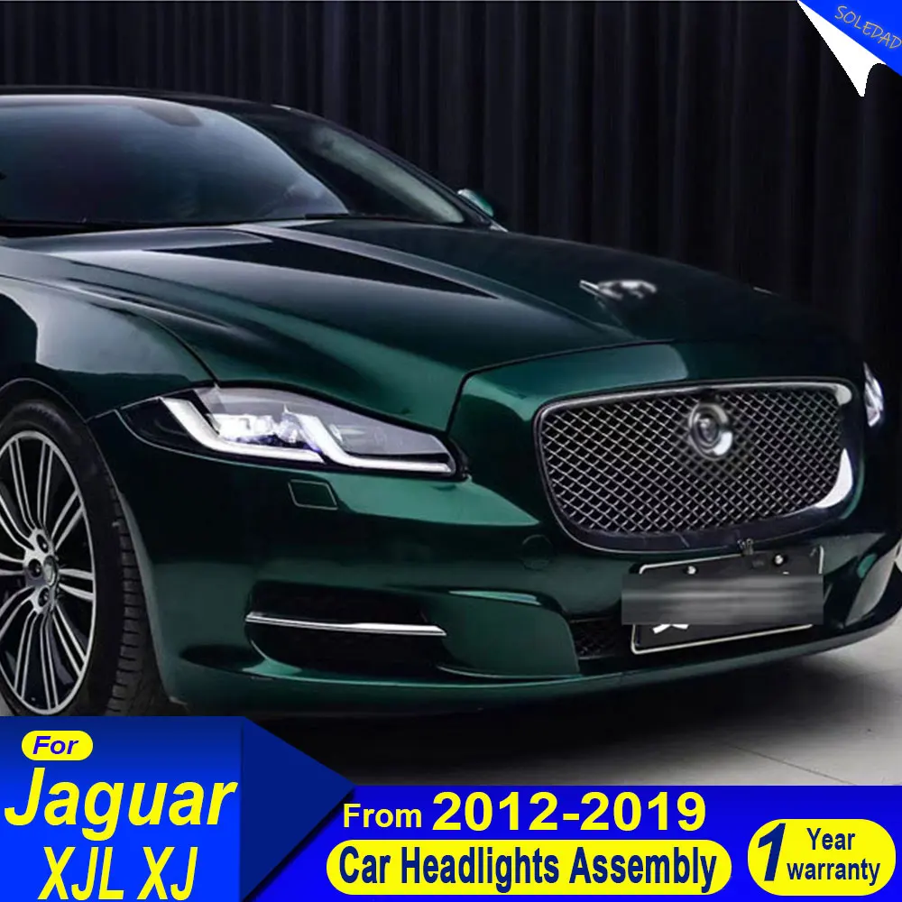 LED Head Lamp for Jaguar XJL XJ LED Headlight 2011-2019 Headlights XJ DRL Turn Signal High Beam Angel Eye Projector Lens