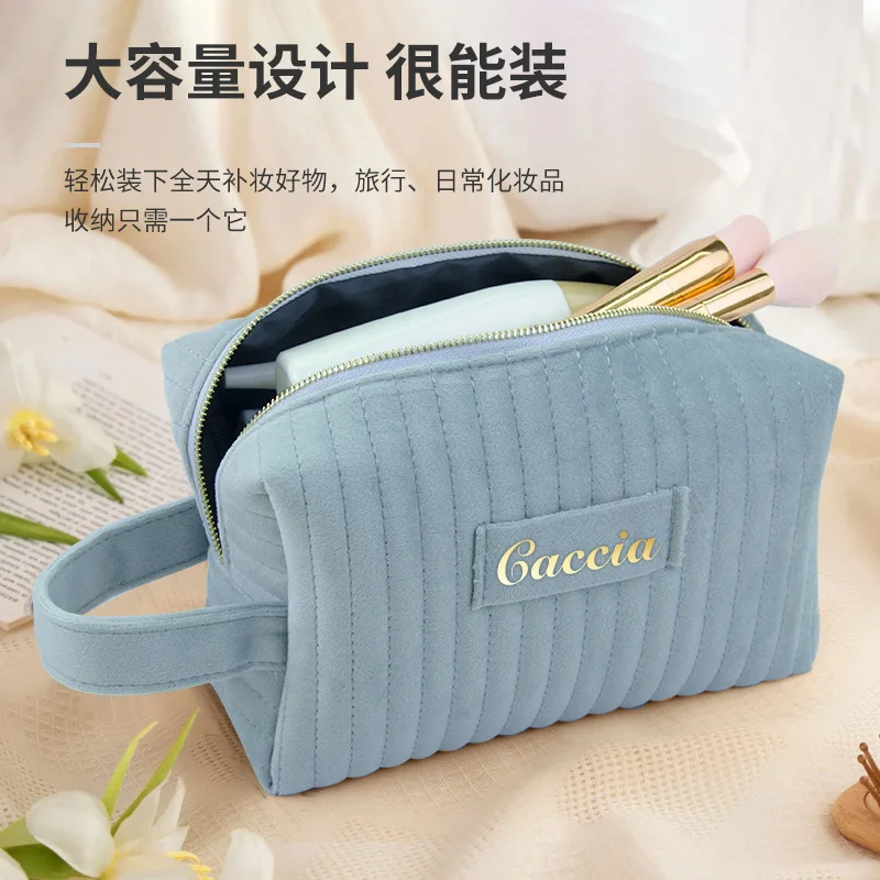 Women's large-capacity, high-end cosmetic bag, portable for travel, toiletries storage bag