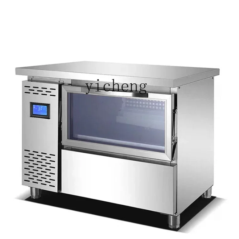 

Snow Soyspring Ice Machine Commercial Milk Tea Shop Desktop Automatic Bar Desktop Ice Machine Workbench