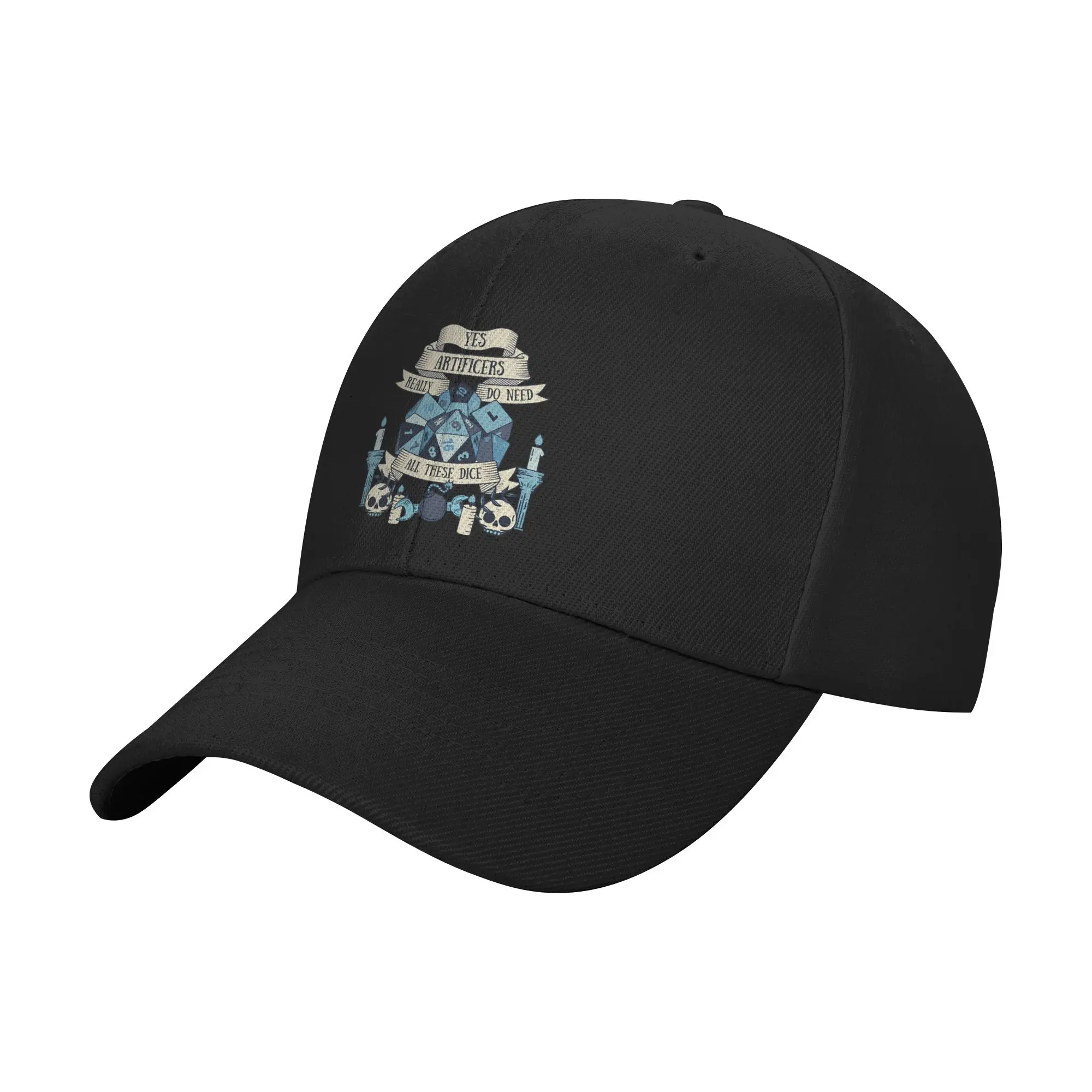 Fun Dice Artificer Dungeon And Dragon Trendy Baseball Cap New Year Celebration Peaked Cap Casual Hat