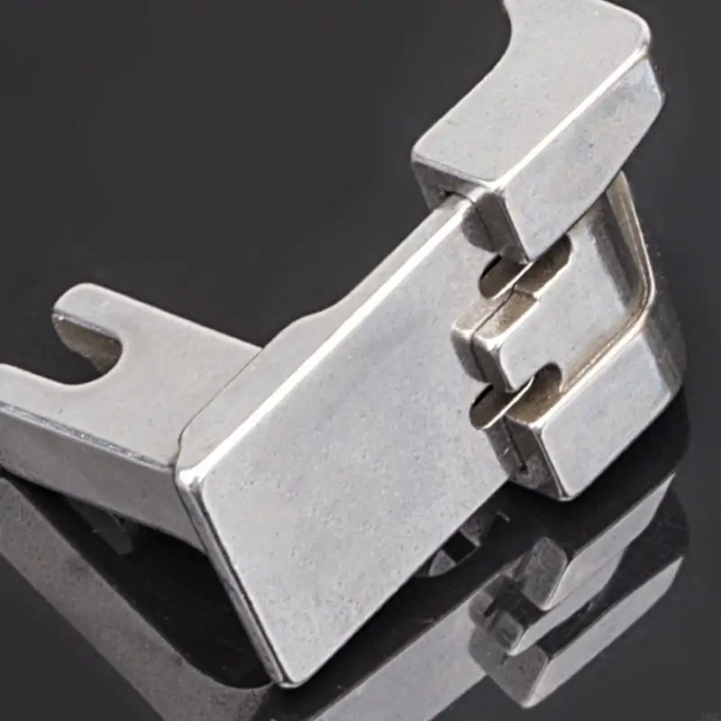 Expert Level Sewing Presser Foot Extended Area Steel Construction for Multiple Layer Cloth Handling J0MC