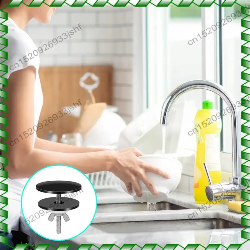 -BOFF 2 Pieces 2 Inch Kitchen Sink Hole Cover Faucet Hole Cover Stainless Steel Kitchen Sink Tap Hole Plate Stopper Cover