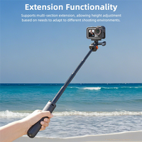 L72A-Flymile Extend Selfie Stick Tripod Mini Portable Tripod For Action 5 Pro Insta360 Go 3S Gopro 13 Pocket 3