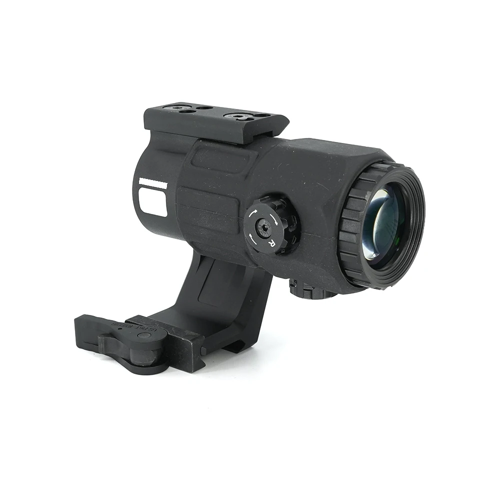 Imagem -05 - Tactical G45 5x Lupa Âmbito com Fast Ftc Mount Combo para Airsoft com Bandeira Eua Marcas Originais Preto e Fde Cores