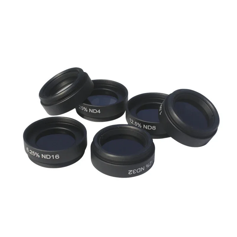 1,25-Zoll-ND-Filter, astronomische Teleskopokularlinse, neutrale Dichte, mittlere graue Dichte, ND2, ND4, ND8, ND16, ND32, ND64