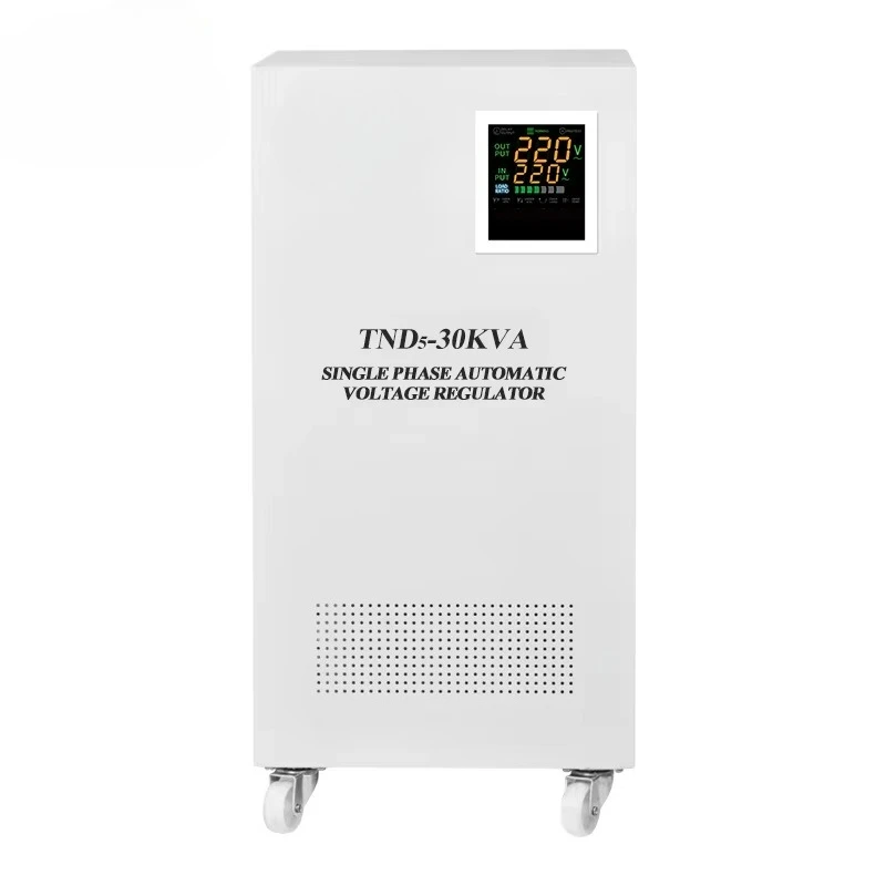 TND3-15KVA 30KVA 30000W Single Phase AC Voltage Regulator 30KW 40KW Input  90v to 260v Voltage Stabilizer