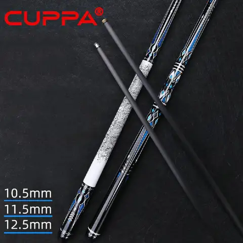 Cuppa 58" New Asura Carbon Energy Billiard Pool Cue Stick 10.5/11.5/12.5mm Set
