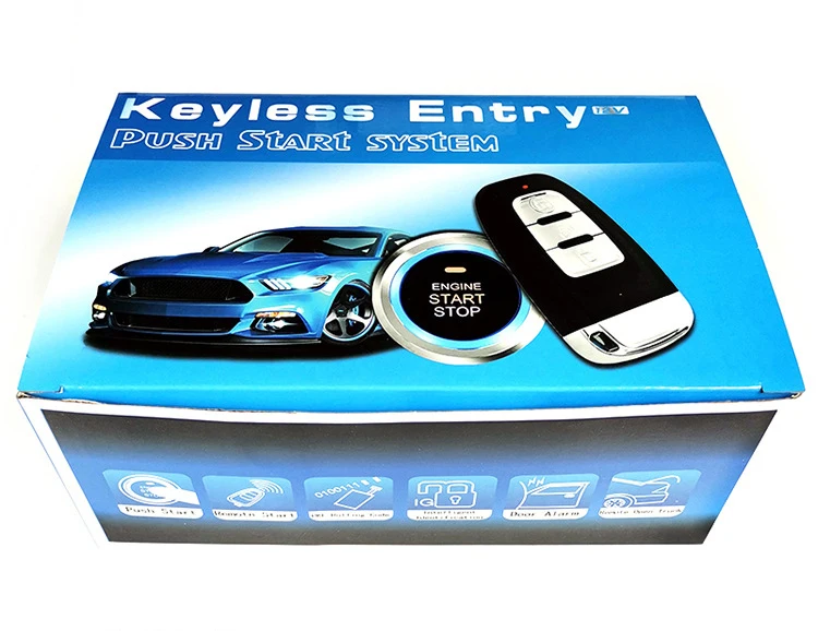 Whatskey Egyetemes LCD monitor smare kulcs Elindulás lup keyless Behozás Rendszer Centrális zár Automatizálás Távoli Elindulás smare autó riasztás Rendszer készlet