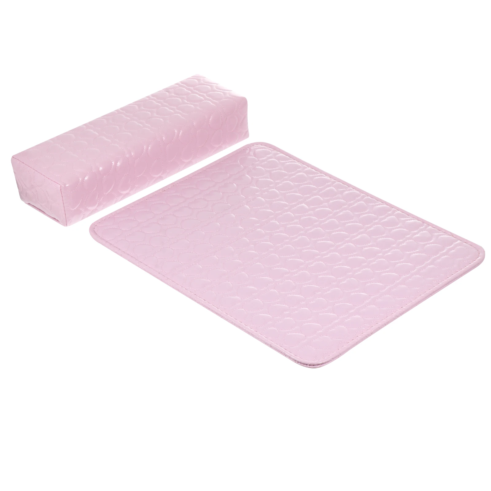 

2 Pcs Manicure Hand Pillow Sponge Wrist Rest Cushion Nail for Nails Pu