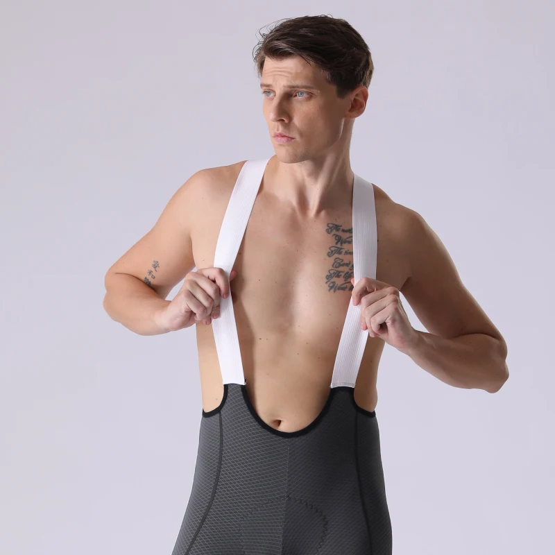 MKEW Herren-Radtrikot-Shorts mit hoher Taille, Sommer-Fahrradshorts mit stoßdämpfendem Polster, MTB-Fahrradbekleidung für bequemen Komfort – Detail 18