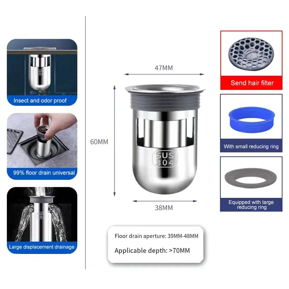 Рисунок 3 - Слив для душа из нержавеющей стали 304
