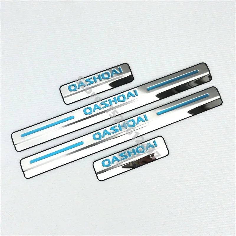 

Car Accessories For Nissan Qashqai J11 2016-2021 stainless steel car Door Sill protection Stickers car Scuff Plate/Door Sill