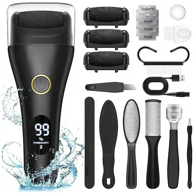 

【RABATT】Electric Callus Remover Rechargeable Heel Scrubber For Smooth Feet Care Pedicure Machine For Professional Foot Polisher