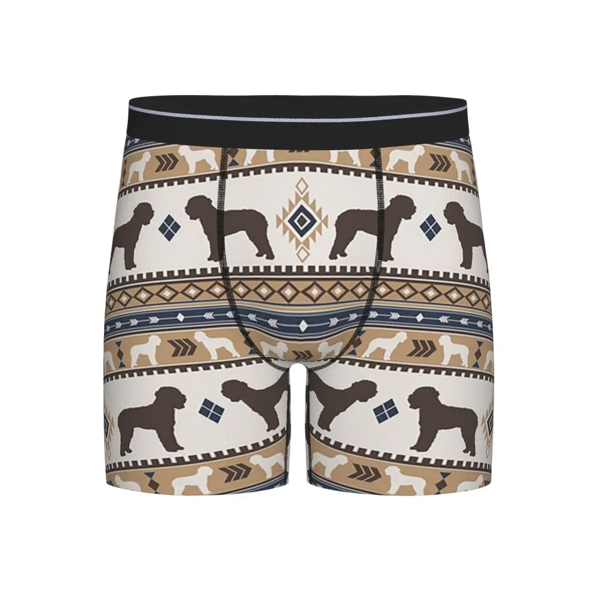 

Long Boxer Underpants Shorts Boho Dogs Lagotto Romagnolo Sunset Panties Men Breathable Underwear for Homme Man Boyfriend Gift