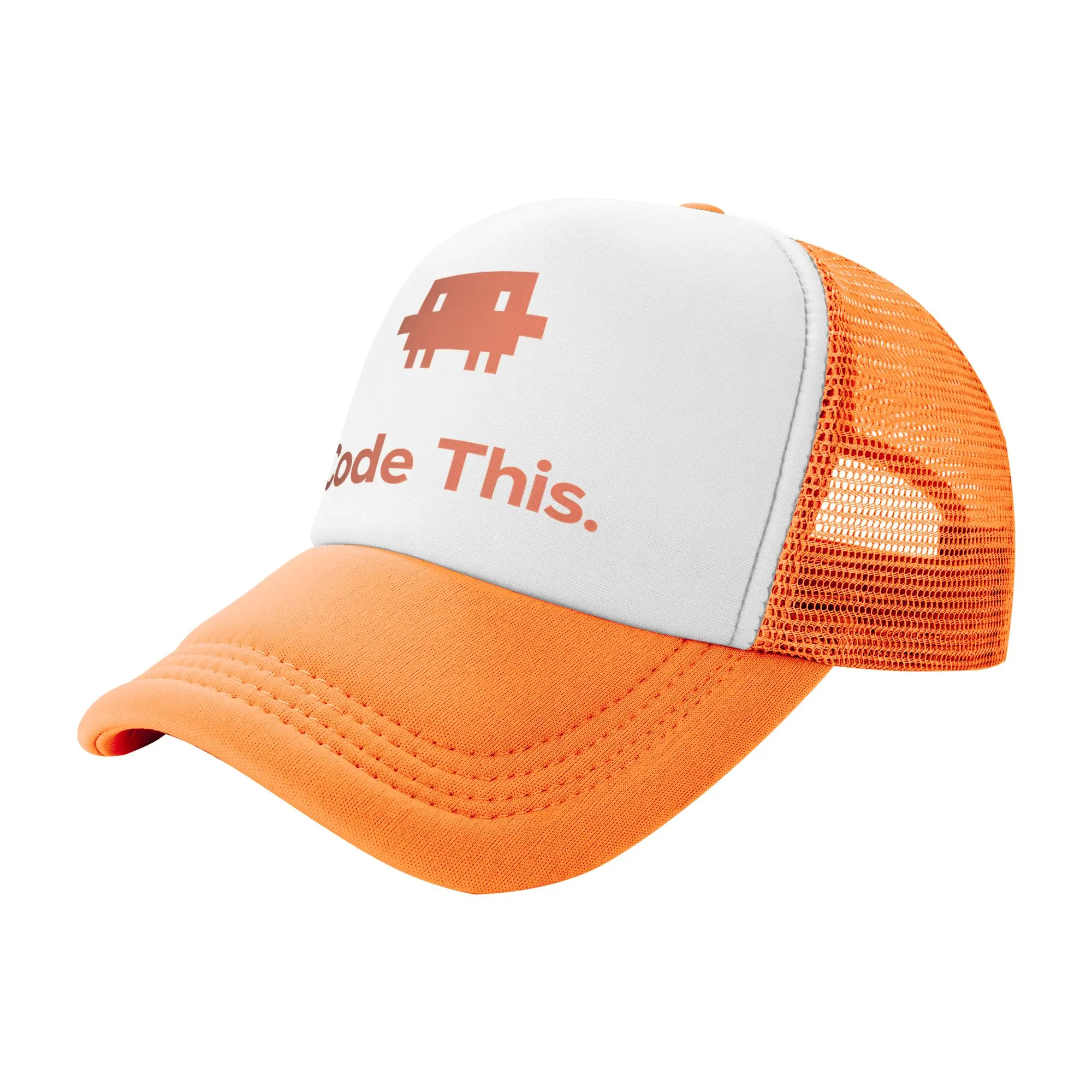 Claude Code Foam Trucker Hats Men Women Summer Breathable Mesh-Back Golf Hat Cap Stylish Sun Hat Adjustbale