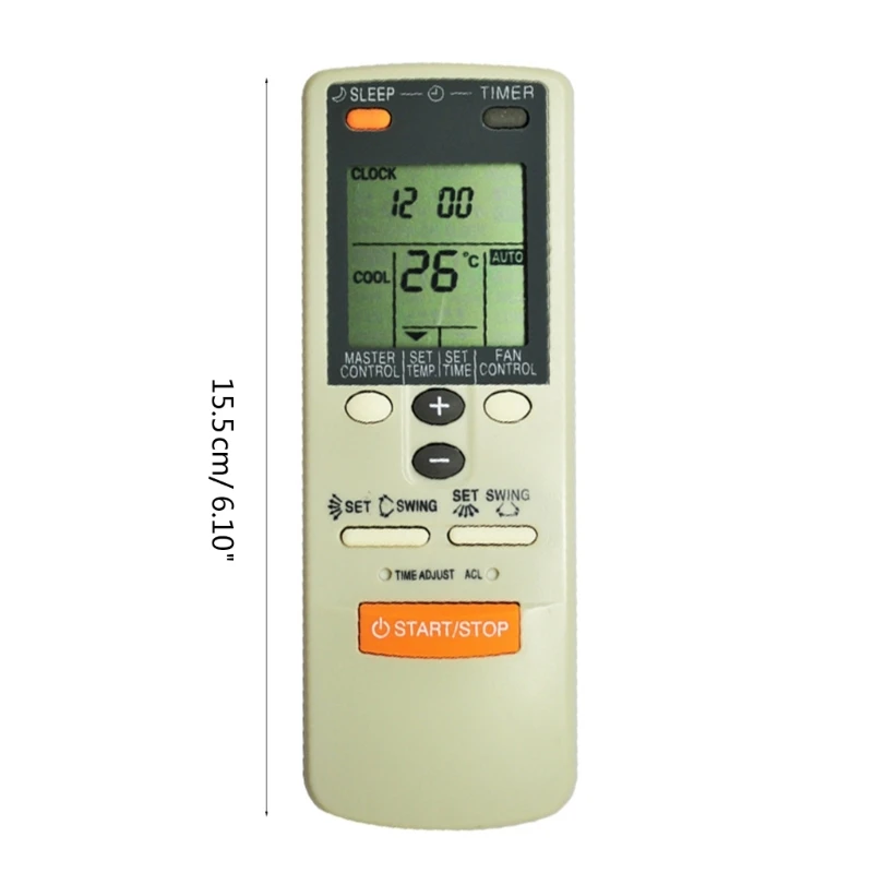 Универсальный пульт дистанционного управления кондиционером с ЖК-дисплеем для AR-JW2 JW33 AR-DL3 с простым управлением и
