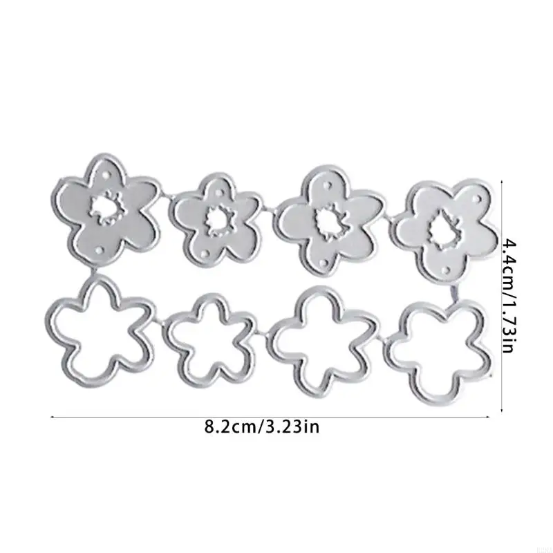زهرة القالب قطع ورقة النقش Die Die Carbon Steel Dies for Card Making Scrapbooking Borkmarks