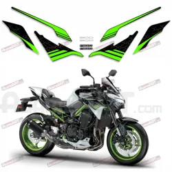 Motorcycle Accessories Stickers For Kawasaki Z900 2020 2021 Decorative Prints Fairing Decal Kit Reflective and Waterproof