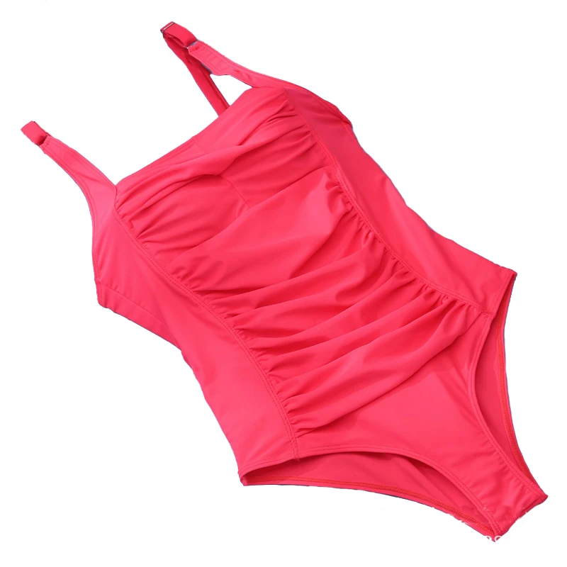 Summer Sexy One Piece Large Size Swimwear Push Up Women Plus Size Swimsuit Closed Bodysuit Female Bathing Suit Pool Beachwear