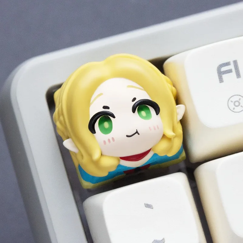 Laios Key Cap resina Anime Keycaps 3D Custom Keycaps per accessori per tastiera meccanica regalo Artisan Keycap Marcille Chilchuck