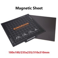 3D Printer Bed Flexible Magnetic Plate Flex Bed Sticker 180x180/235x235/310x310mm Heatbed Base A+B For Ender 3 CR10 KP3S KP5L